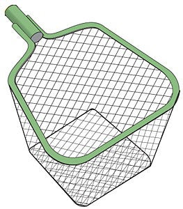 DIP NET HEAVY DUTY 12IN DEEP 0.5IN MESH