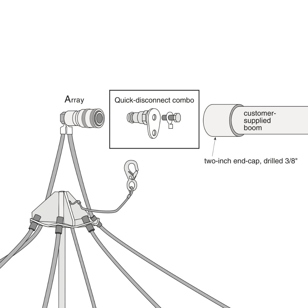 QUICK-CONNECT ADAPTER FOR BOOM END