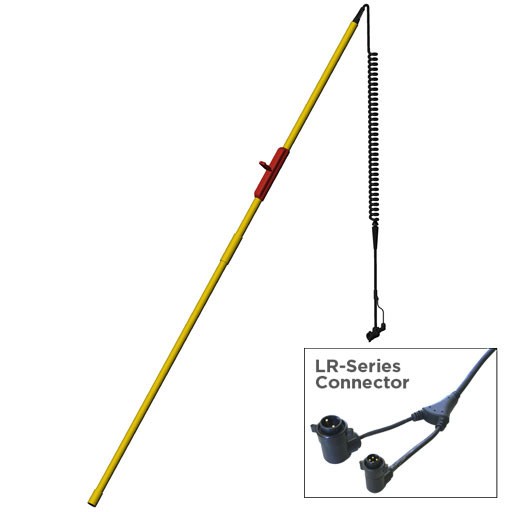 electromagnetic fishing pole with switch ELECTRODE POLE 6FT 2PC LR-SERIES